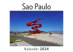 Sao Paulo (Wandkalender 2024, Kalender DIN A4 quer, Monatskalender im Querformat mit Kalendarium, Das perfekte Geschenk)