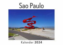 Sao Paulo (Wandkalender 2024, Kalender DIN A4 quer, Monatskalender im Querformat mit Kalendarium, Das perfekte Geschenk) - Müller, Anna