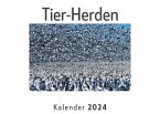 Tier-Herden (Wandkalender 2024, Kalender DIN A4 quer, Monatskalender im Querformat mit Kalendarium, Das perfekte Geschenk)