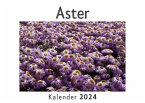 Aster (Wandkalender 2024, Kalender DIN A4 quer, Monatskalender im Querformat mit Kalendarium, Das perfekte Geschenk)