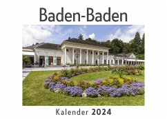 Baden-Baden (Wandkalender 2024, Kalender DIN A4 quer, Monatskalender im Querformat mit Kalendarium, Das perfekte Geschenk) - Müller, Anna