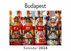 Budapest (Wandkalender 2024, Kalender DIN A4 quer, Monatskalender im Querformat mit Kalendarium, Das perfekte Geschenk) - Müller, Anna