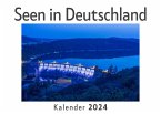 Seen in Deutschland (Wandkalender 2024, Kalender DIN A4 quer, Monatskalender im Querformat mit Kalendarium, Das perfekte Geschenk)