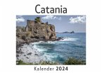 Catania (Wandkalender 2024, Kalender DIN A4 quer, Monatskalender im Querformat mit Kalendarium, Das perfekte Geschenk)