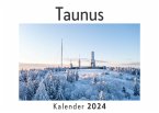 Taunus (Wandkalender 2024, Kalender DIN A4 quer, Monatskalender im Querformat mit Kalendarium, Das perfekte Geschenk)