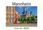 Mannheim (Wandkalender 2024, Kalender DIN A4 quer, Monatskalender im Querformat mit Kalendarium, Das perfekte Geschenk)