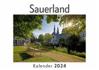 Sauerland (Wandkalender 2024, Kalender DIN A4 quer, Monatskalender im Querformat mit Kalendarium, Das perfekte Geschenk)