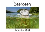 Seerosen (Wandkalender 2024, Kalender DIN A4 quer, Monatskalender im Querformat mit Kalendarium, Das perfekte Geschenk)