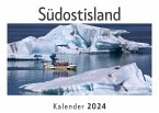 Südostisland (Wandkalender 2024, Kalender DIN A4 quer, Monatskalender im Querformat mit Kalendarium, Das perfekte Geschenk)