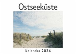 Ostseeküste (Wandkalender 2024, Kalender DIN A4 quer, Monatskalender im Querformat mit Kalendarium, Das perfekte Geschenk) - Müller, Anna