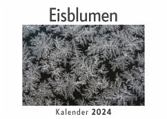 Eisblumen (Wandkalender 2024, Kalender DIN A4 quer, Monatskalender im Querformat mit Kalendarium, Das perfekte Geschenk) - Müller, Anna