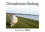 Ostseeküsten-Radweg (Wandkalender 2024, Kalender DIN A4 quer, Monatskalender im Querformat mit Kalendarium, Das perfekte Geschenk)