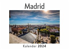 Madrid (Wandkalender 2024, Kalender DIN A4 quer, Monatskalender im Querformat mit Kalendarium, Das perfekte Geschenk) - Müller, Anna