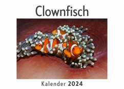 Cover Clownfisch (Wandkalender 2024, Kalender DIN A4 quer, Monatskalender im Querformat mit Kalendarium, Das perfekte Geschenk)
