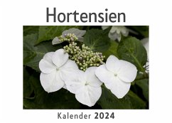 Cover Hortensien (Wandkalender 2024, Kalender DIN A4 quer, Monatskalender im Querformat mit Kalendarium, Das perfekte Geschenk)