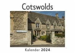 Cover Cotswolds (Wandkalender 2024, Kalender DIN A4 quer, Monatskalender im Querformat mit Kalendarium, Das perfekte Geschenk)