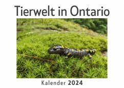 Tierwelt in Ontario (Wandkalender 2024, Kalender DIN A4 quer, Monatskalender im Querformat mit Kalendarium, Das perfekte Geschenk) - Müller, Anna