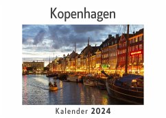 Kopenhagen (Wandkalender 2024, Kalender DIN A4 quer, Monatskalender im Querformat mit Kalendarium, Das perfekte Geschenk) - Müller, Anna