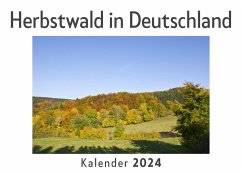 Herbstwald in Deutschland (Wandkalender 2024, Kalender DIN A4 quer, Monatskalender im Querformat mit Kalendarium, Das perfekte Geschenk) - Müller, Anna