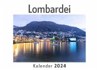 Lombardei (Wandkalender 2024, Kalender DIN A4 quer, Monatskalender im Querformat mit Kalendarium, Das perfekte Geschenk)