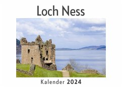 Loch Ness (Wandkalender 2024, Kalender DIN A4 quer, Monatskalender im Querformat mit Kalendarium, Das perfekte Geschenk) - Müller, Anna