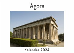Cover Agora (Wandkalender 2024, Kalender DIN A4 quer, Monatskalender im Querformat mit Kalendarium, Das perfekte Geschenk)