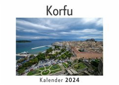 Korfu (Wandkalender 2024, Kalender DIN A4 quer, Monatskalender im Querformat mit Kalendarium, Das perfekte Geschenk) - Müller, Anna