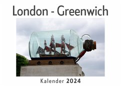 London - Greenwich (Wandkalender 2024, Kalender DIN A4 quer, Monatskalender im Querformat mit Kalendarium, Das perfekte Geschenk) - Müller, Anna