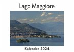 Lago Maggiore (Wandkalender 2024, Kalender DIN A4 quer, Monatskalender im Querformat mit Kalendarium, Das perfekte Geschenk)