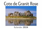Cote de Granit Rose (Wandkalender 2024, Kalender DIN A4 quer, Monatskalender im Querformat mit Kalendarium, Das perfekte Geschenk)