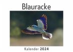Blauracke (Wandkalender 2024, Kalender DIN A4 quer, Monatskalender im Querformat mit Kalendarium, Das perfekte Geschenk)