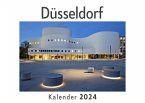 Düsseldorf (Wandkalender 2024, Kalender DIN A4 quer, Monatskalender im Querformat mit Kalendarium, Das perfekte Geschenk)