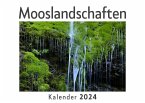 Mooslandschaften (Wandkalender 2024, Kalender DIN A4 quer, Monatskalender im Querformat mit Kalendarium, Das perfekte Geschenk)