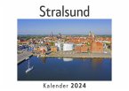 Stralsund (Wandkalender 2024, Kalender DIN A4 quer, Monatskalender im Querformat mit Kalendarium, Das perfekte Geschenk)