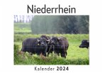 Niederrhein (Wandkalender 2024, Kalender DIN A4 quer, Monatskalender im Querformat mit Kalendarium, Das perfekte Geschenk)