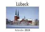 Lübeck (Wandkalender 2024, Kalender DIN A4 quer, Monatskalender im Querformat mit Kalendarium, Das perfekte Geschenk)