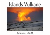 Islands Vulkane (Wandkalender 2024, Kalender DIN A4 quer, Monatskalender im Querformat mit Kalendarium, Das perfekte Geschenk)