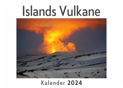 Islands Vulkane (Wandkalender 2024, Kalender DIN A4 quer, Monatskalender im Querformat mit Kalendarium, Das perfekte Geschenk) - Müller, Anna