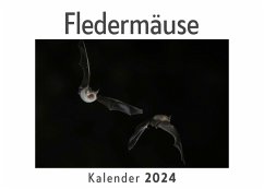 Cover Fledermäuse (Wandkalender 2024, Kalender DIN A4 quer, Monatskalender im Querformat mit Kalendarium, Das perfekte Geschenk)