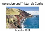 Ascension und Tristan da Cunha (Wandkalender 2024, Kalender DIN A4 quer, Monatskalender im Querformat mit Kalendarium, Das perfekte Geschenk)