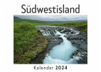 Südwestisland (Wandkalender 2024, Kalender DIN A4 quer, Monatskalender im Querformat mit Kalendarium, Das perfekte Geschenk)