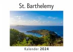 St. Barthelemy (Wandkalender 2024, Kalender DIN A4 quer, Monatskalender im Querformat mit Kalendarium, Das perfekte Geschenk)