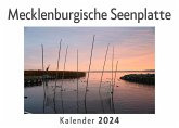 Mecklenburgische Seenplatte (Wandkalender 2024, Kalender DIN A4 quer, Monatskalender im Querformat mit Kalendarium, Das perfekte Geschenk)