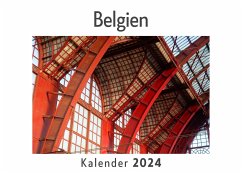 Belgien (Wandkalender 2024, Kalender DIN A4 quer, Monatskalender im Querformat mit Kalendarium, Das perfekte Geschenk) - Müller, Anna