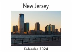 New Jersey (Wandkalender 2024, Kalender DIN A4 quer, Monatskalender im Querformat mit Kalendarium, Das perfekte Geschenk) - Müller, Anna