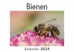 Bienen (Wandkalender 2024, Kalender DIN A4 quer, Monatskalender im Querformat mit Kalendarium, Das perfekte Geschenk)