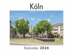 Köln (Wandkalender 2024, Kalender DIN A4 quer, Monatskalender im Querformat mit Kalendarium, Das perfekte Geschenk)