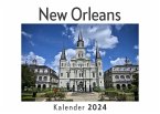 New Orleans (Wandkalender 2024, Kalender DIN A4 quer, Monatskalender im Querformat mit Kalendarium, Das perfekte Geschenk)