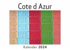 Cote d Azur (Wandkalender 2024, Kalender DIN A4 quer, Monatskalender im Querformat mit Kalendarium, Das perfekte Geschenk)