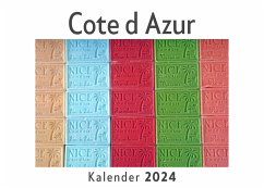 Cote d Azur (Wandkalender 2024, Kalender DIN A4 quer, Monatskalender im Querformat mit Kalendarium, Das perfekte Geschenk) - Müller, Anna